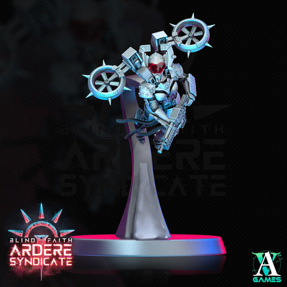 3D Printed Archvillain Games Valkyries Clean Base Set Arderite Valkyries Blind Faith - Ardere Syndicate 28 32mm D&D