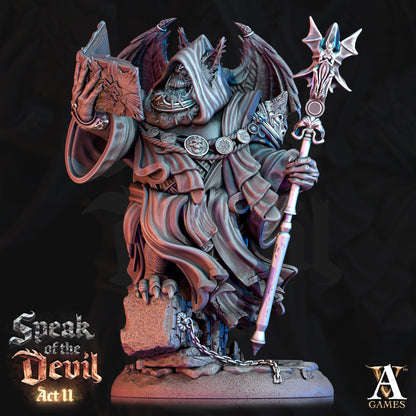 3D Printed Archvillain Games Varicite Devil Speak of the Devil Act II 28 32mm D&D