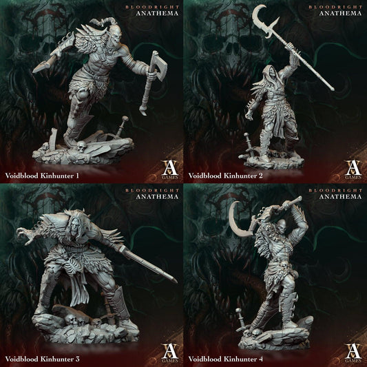 3D Printed Archvillain Games Voidblood Kinhunter Bloodright - Anathema 28 32mm D&D