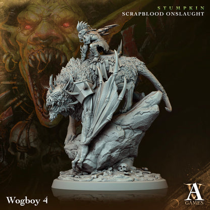 3D Printed Archvillain Games Wogboys Stumpkin Scrapblood Onslaught 28 32mm D&D