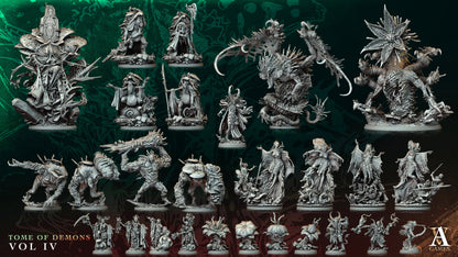 3D Printed Archvillain Games Spore Revenant Tome of Demons Vol IV 28 32mm D&D