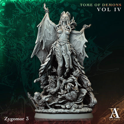 3D Printed Archvillain Games Zygomor Tome of Demons Vol IV 28 32mm D&D