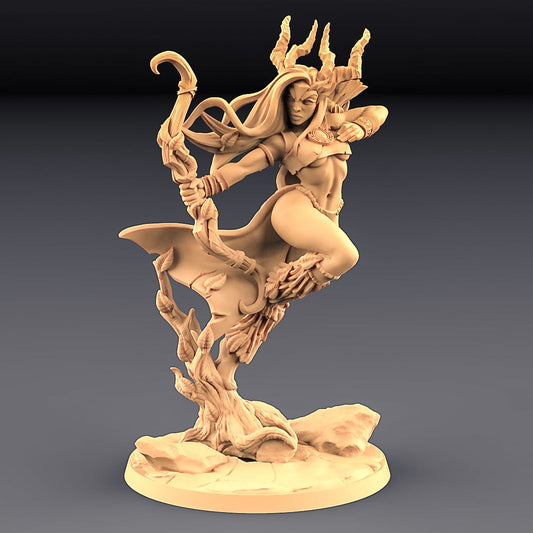 3D Printed Artisan Guild Artemis The Hunt Goddess Epic Bosses 28mm 32mm