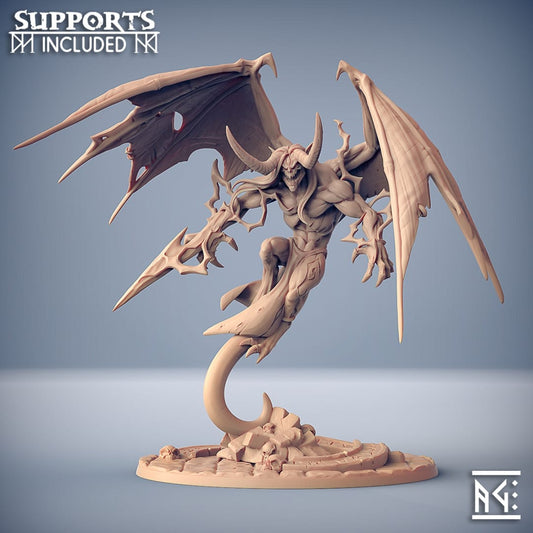 3D Printed Artisan Guild Azrath Tialevor the Tyrant God Epic Bosses 28mm 32mm