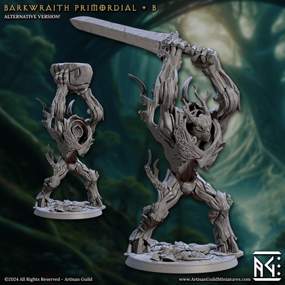 3D Printed Artisan Guild Barkwraith Primordials Barkwraith Spriggans Set 28mm 32mm