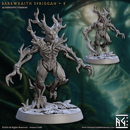 3D Printed Artisan Guild Barkwraith Spriggans Barkwraith Spriggans Set 28mm 32mm