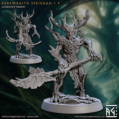 3D Printed Artisan Guild Barkwraith Spriggans Barkwraith Spriggans Set 28mm 32mm