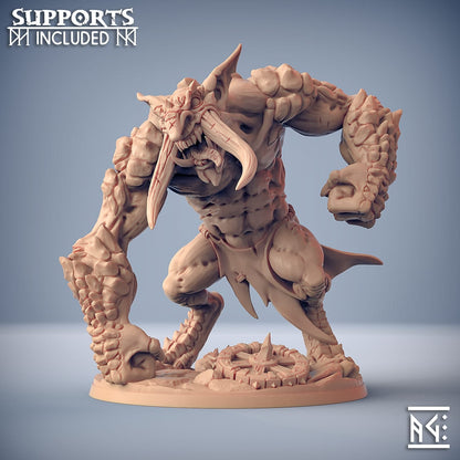 3D Printed Artisan Guild Blackrazor rock Troll Blackrazor Hobgoblins 28mm 32mm