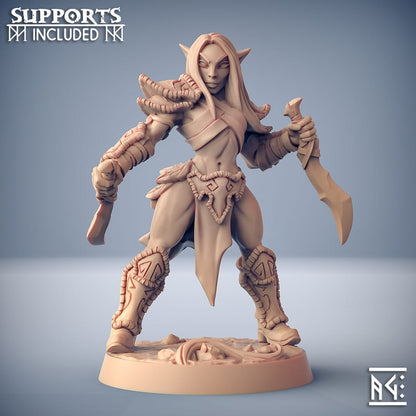 3D Printed Artisan Guild Deepwood Alfar Deepwood Alfar Set 28mm 32mm
