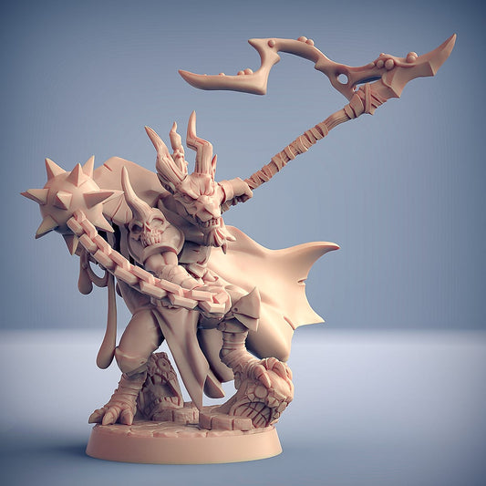 3D Printed Artisan Guild Doggoz the Cagemaster Plague Mine Kobolds 28mm 32mm