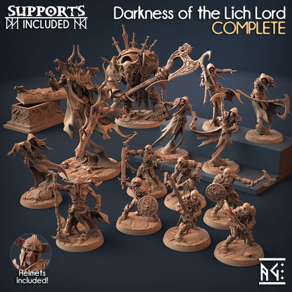 3D Printed Artisan Guild Draugr Coffin Darkness of the Lich Lord 28mm 32mm