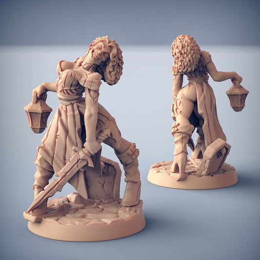 3D Printed Artisan Guild Eliza Fallen Pinup Oldburg Fallen Ones 28mm 32mm