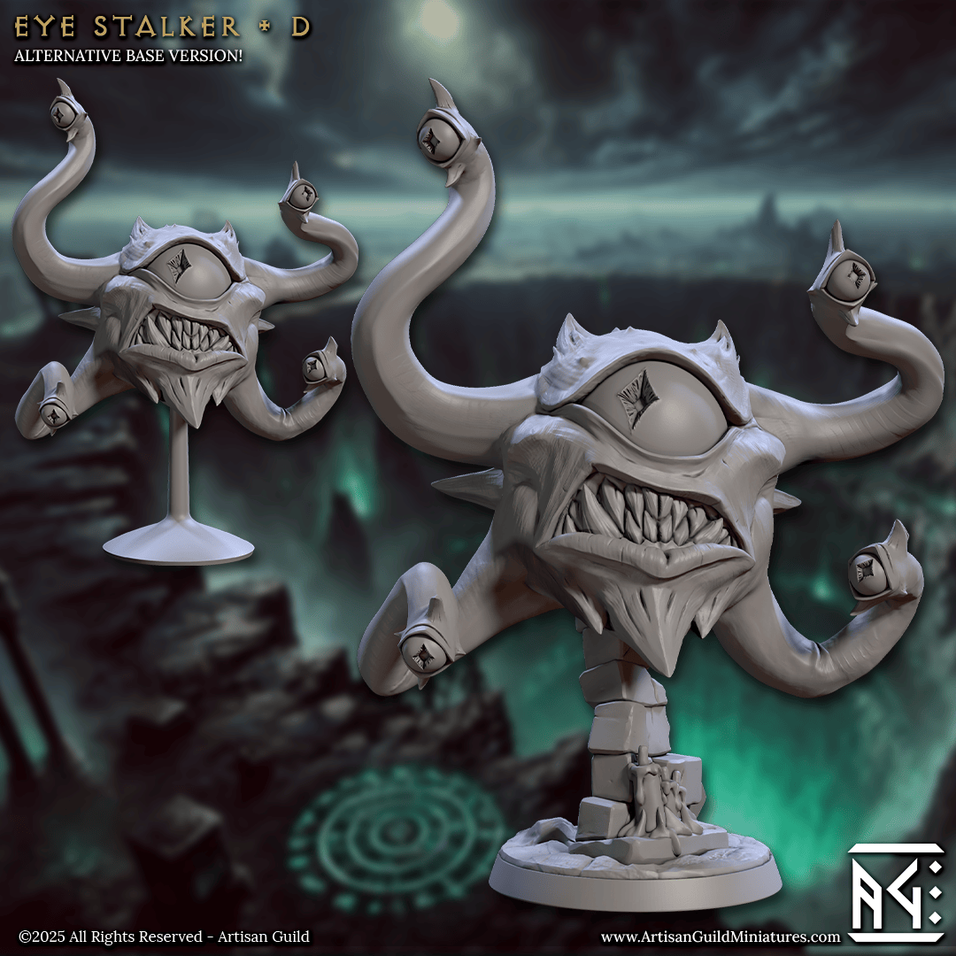 3D Printed Artisan Guild Eye Stalkers Descent into the Hive of the All Seeing 28mm 32mm