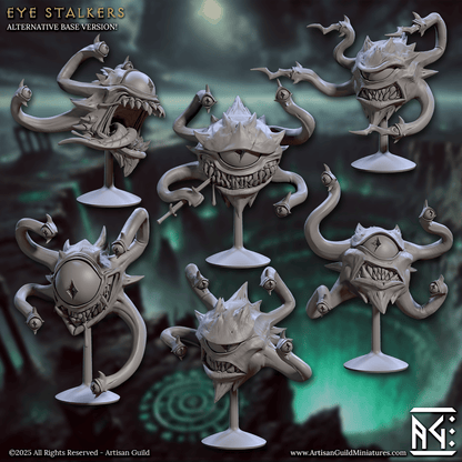 3D Printed Artisan Guild Eye Stalkers Descent into the Hive of the All Seeing 28mm 32mm