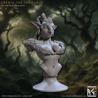 3D Printed Artisan Guild Faldorn Hobgoblin Bust Set 28mm 32mm
