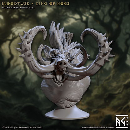 3D Printed Artisan Guild Faldorn Hobgoblin Bust Set 28mm 32mm