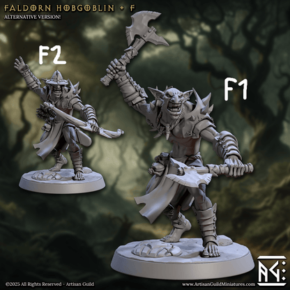 3D Printed Artisan Guild Faldorn Hobgoblins Set Faldorn Hobgoblin Set 28mm 32mm