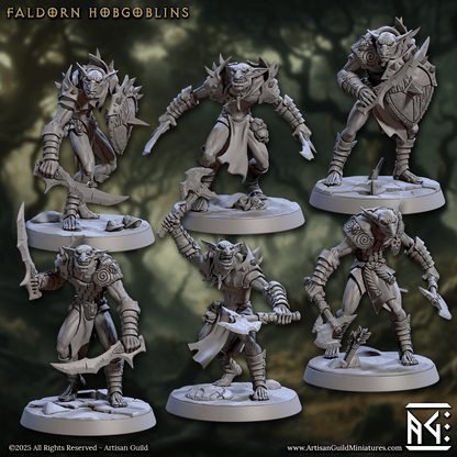 3D Printed Artisan Guild Faldorn Hobgoblins Set Faldorn Hobgoblin Set 28mm 32mm