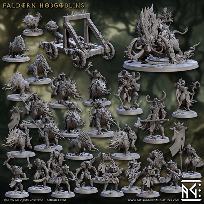 3D Printed Artisan Guild Hobgoblin Standalone Weapons & Hands Faldorn Hobgoblin Set 28mm 32mm