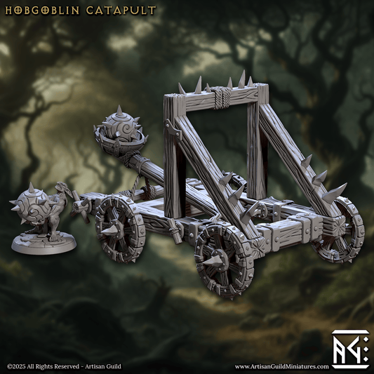 3D Printed Artisan Guild Hobgoblin Catapult Faldorn Hobgoblin Set 28mm 32mm
