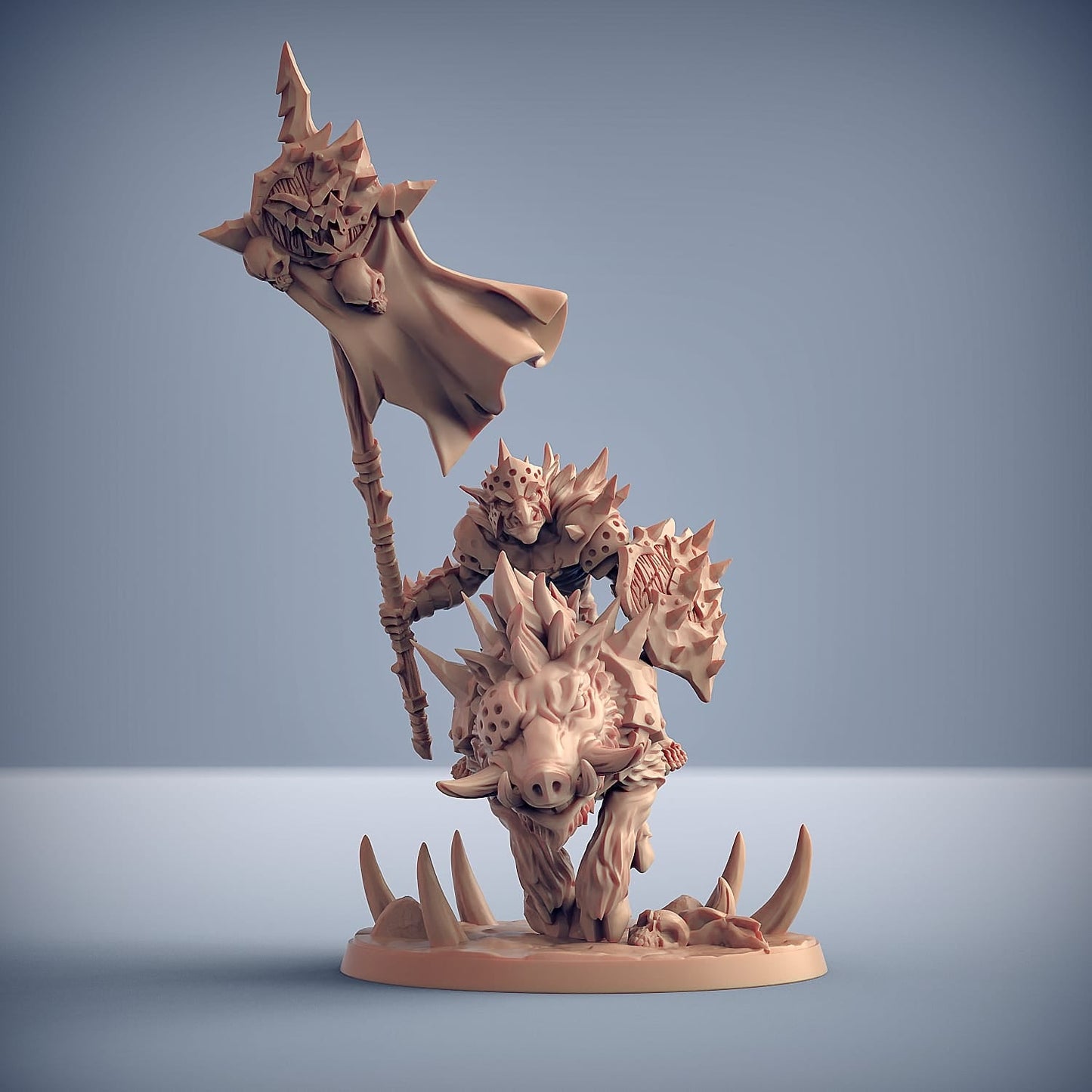 3D Printed Artisan Guild Hobgoblin Razorbeast Riders Blackrazor Hobgoblins 28mm 32mm