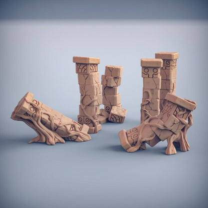 3D Printed Artisan Guild Holmuran Temple Ruins Swamp Gurunda 28mm 32mm