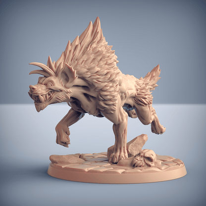 3D Printed Artisan Guild Hyenafiend Riders Bonegnasher Gnolls 28mm 32mm