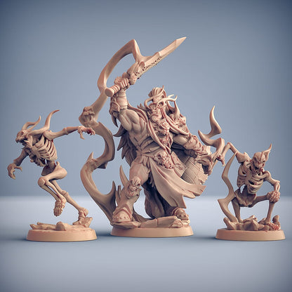3D Printed Artisan Guild Kentargh Grotar Frostmetal Clan 28mm 32mm