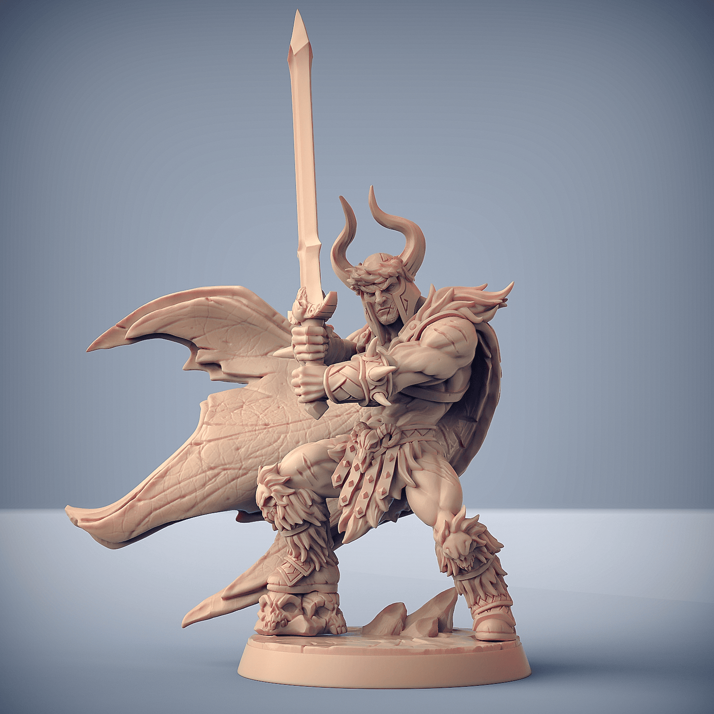 3D Printed Artisan Guild Krommir Stronghammer Dragonpeak Barbarians 28mm 32mm