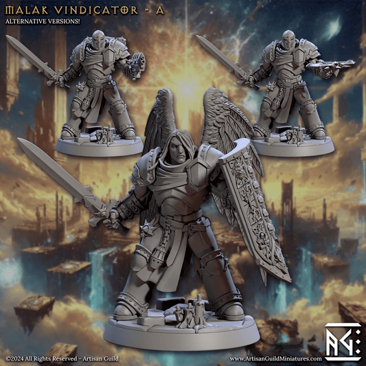 3D Printed Artisan Guild Malakim Vindicators Wrath of the Malakim Set 28mm 32mm