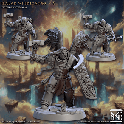 3D Printed Artisan Guild Malakim Vindicators Wrath of the Malakim Set 28mm 32mm