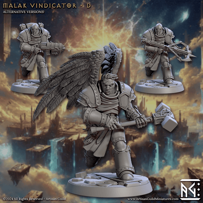 3D Printed Artisan Guild Malakim Vindicators Wrath of the Malakim Set 28mm 32mm
