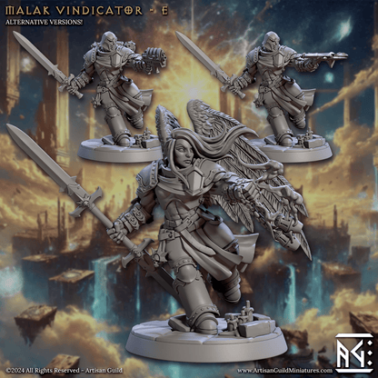 3D Printed Artisan Guild Malakim Vindicators Wrath of the Malakim Set 28mm 32mm