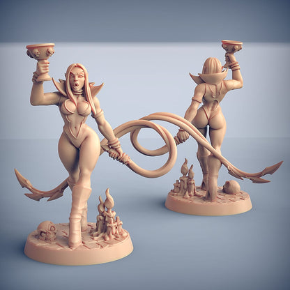 3D Printed Artisan Guild Maligna Vampire Beauty Soulless Vampires Set 28mm 32mm