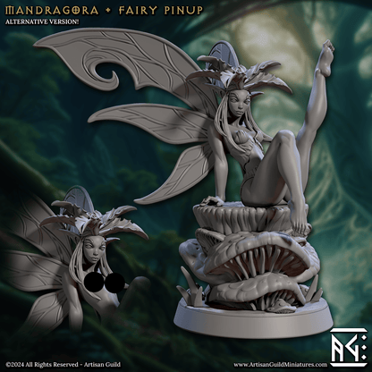 3D Printed Artisan Guild Mandragora Fairy Pinup Barkwraith Spriggans Set 28mm 32mm