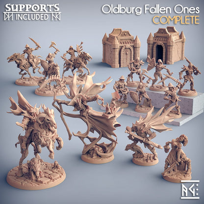 3D Printed Artisan Guild Oldburg Fallen Ones Weapons Oldburg Fallen Ones 28mm 32mm