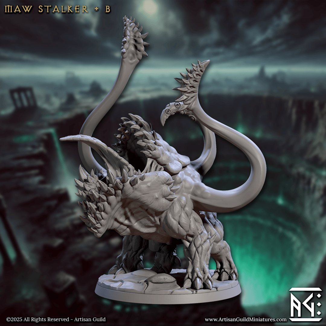 3D Printed Artisan Guild Maw Stalkers Descent into the Hive of the All Seeing 28mm 32mm