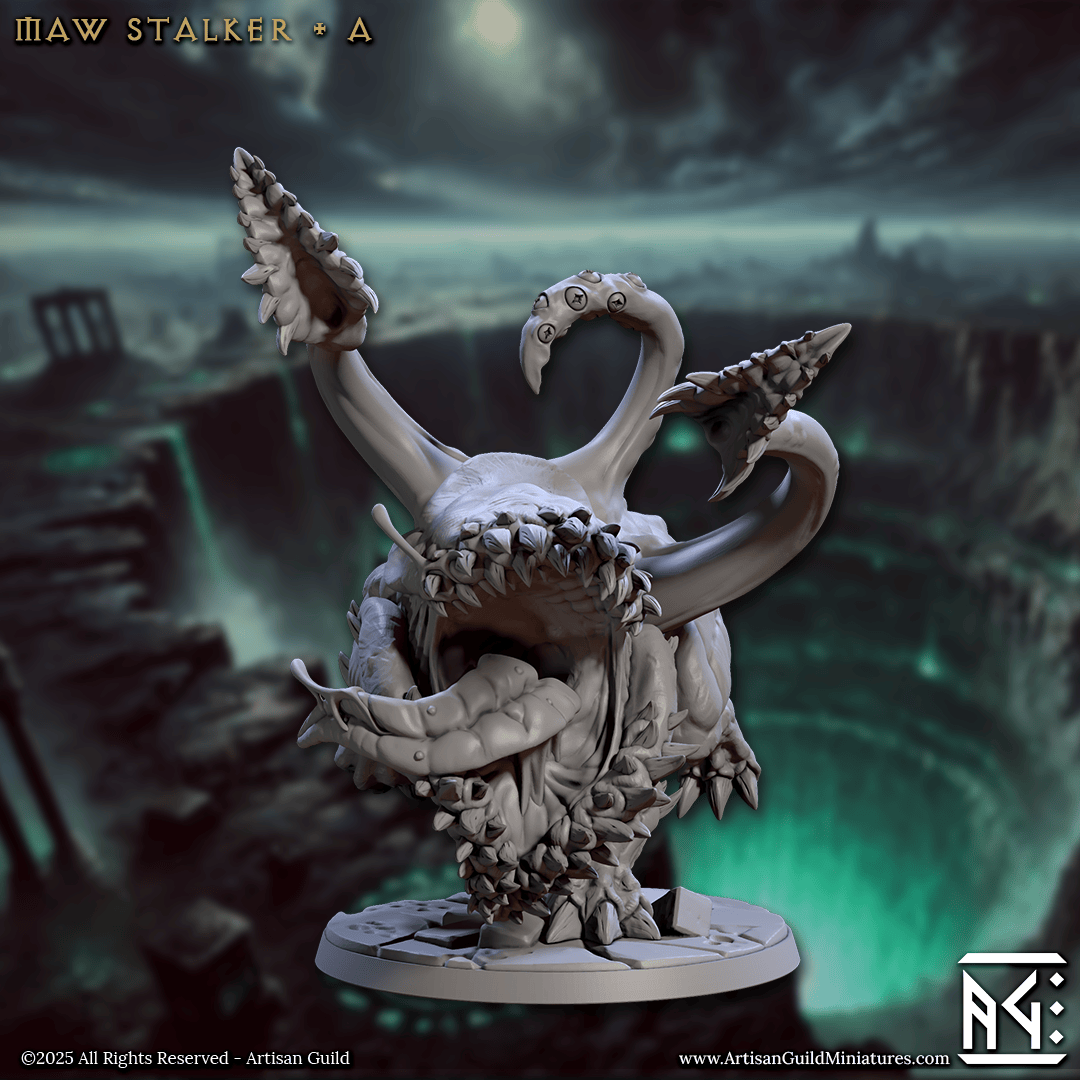 3D Printed Artisan Guild Maw Stalkers Descent into the Hive of the All Seeing 28mm 32mm