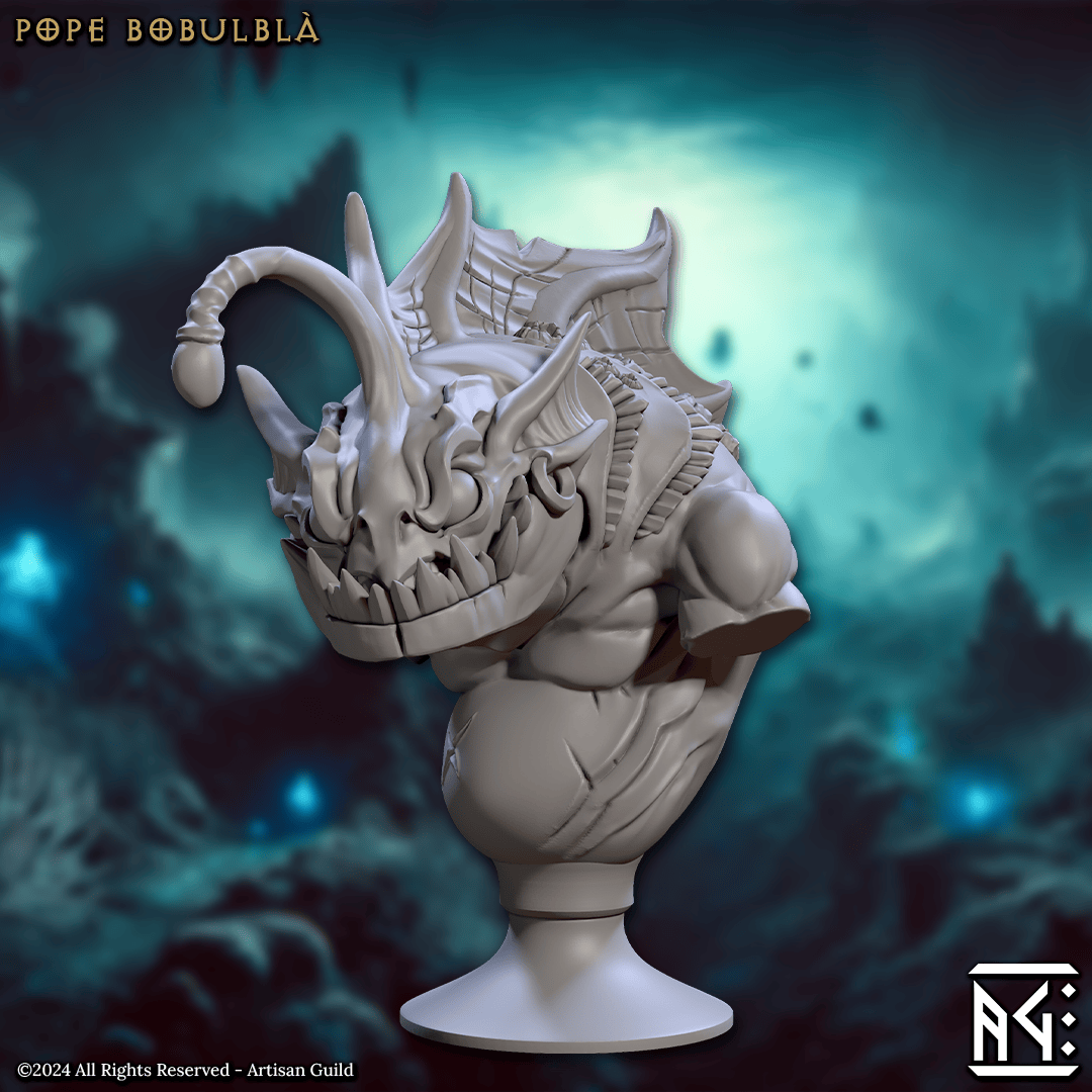 3D Printed Artisan Guild Mirmidons of the Death-Tide Busts Set 28mm 32mm