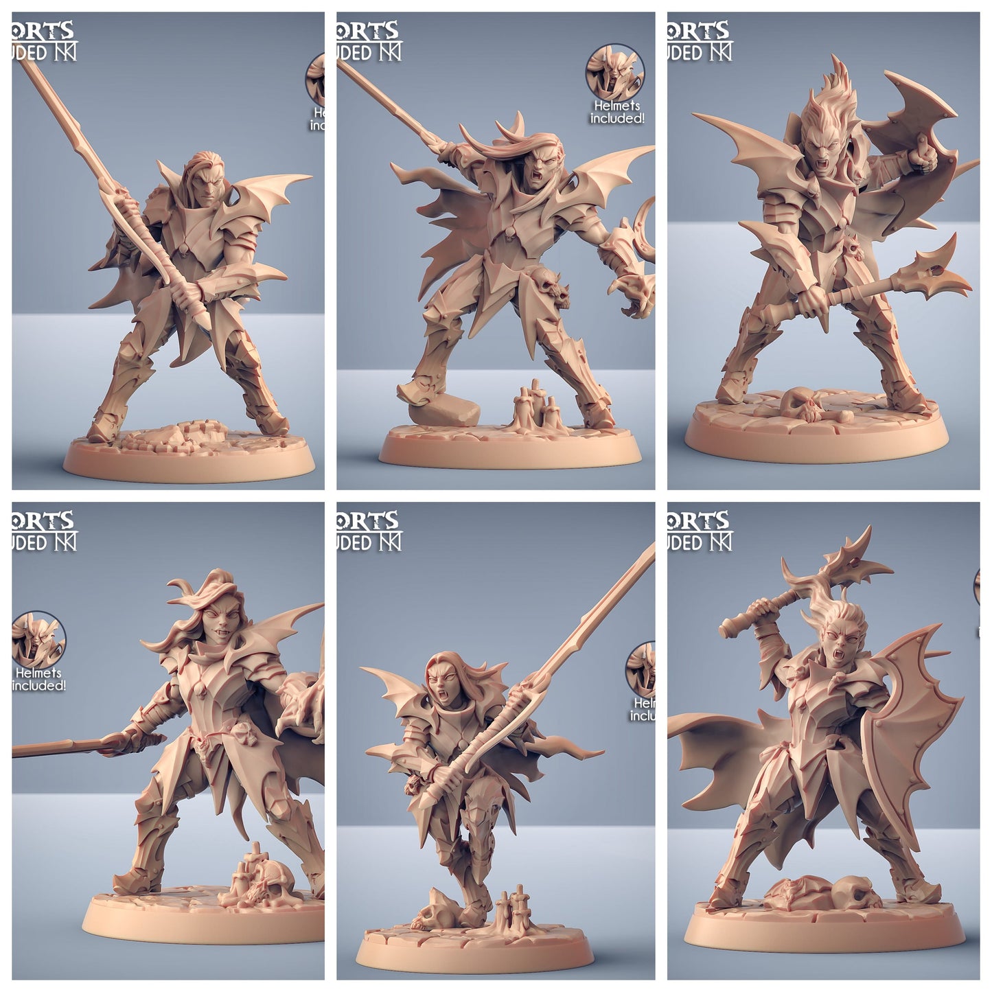 3D Printed Artisan Guild Modular Bloodhunt Knights The Bloodhunt 28mm 32mm