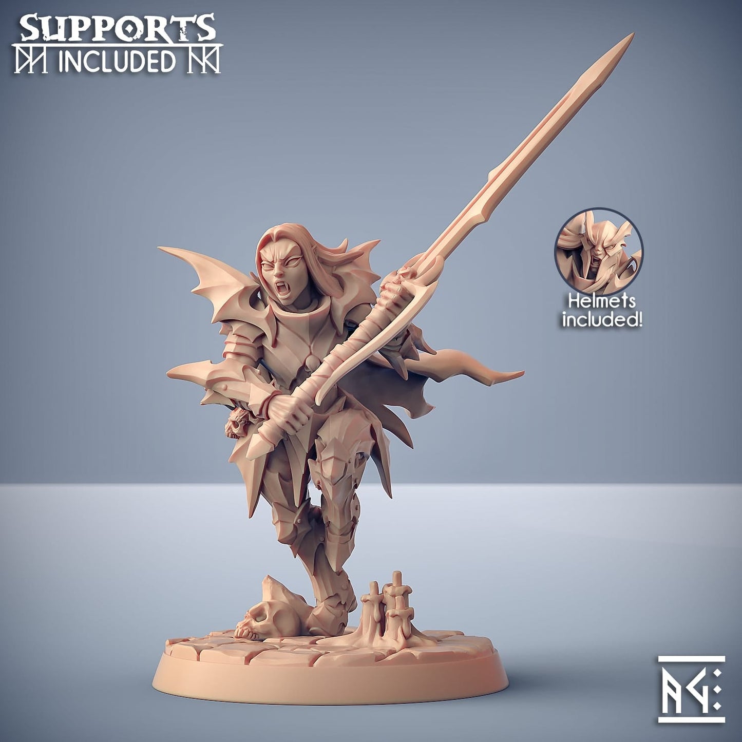 3D Printed Artisan Guild Modular Bloodhunt Knights The Bloodhunt 28mm 32mm