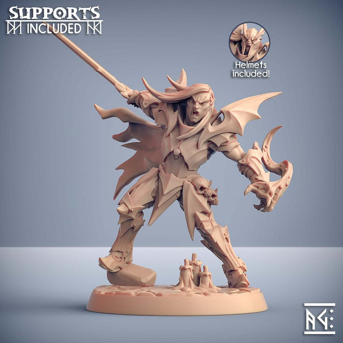 3D Printed Artisan Guild Modular Bloodhunt Knights The Bloodhunt 28mm 32mm
