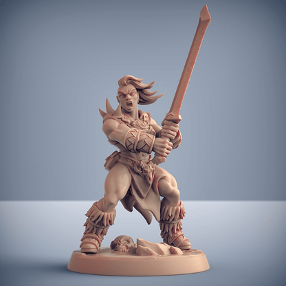3D Printed Artisan Guild Modular Dragonpeak Barbarians Dragonpeak Barbarians 28mm 32mm