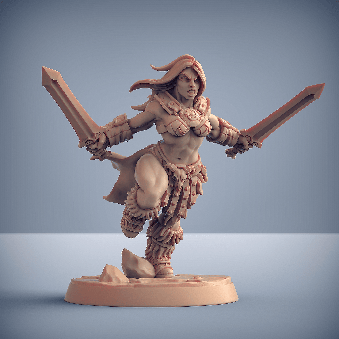 3D Printed Artisan Guild Modular Dragonpeak Barbarians Dragonpeak Barbarians 28mm 32mm