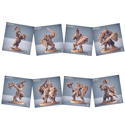 3D Printed Artisan Guild Modular Frostmetal Clan Frostmetal Clan 28mm 32mm
