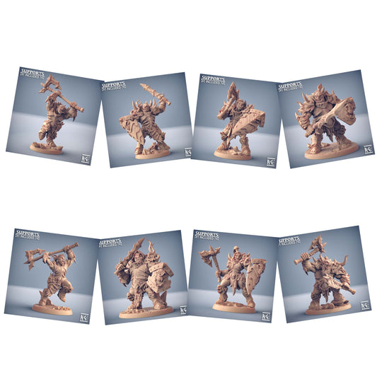3D Printed Artisan Guild Modular Frostmetal Clan Frostmetal Clan 28mm 32mm