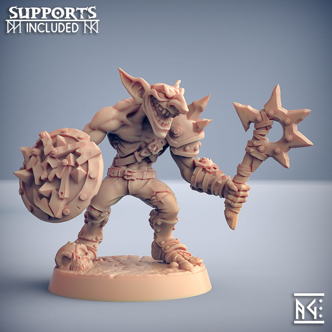 3D Printed Artisan Guild Modular Sparksoot Goblin Sparksoot Goblin Set 28mm 32mm