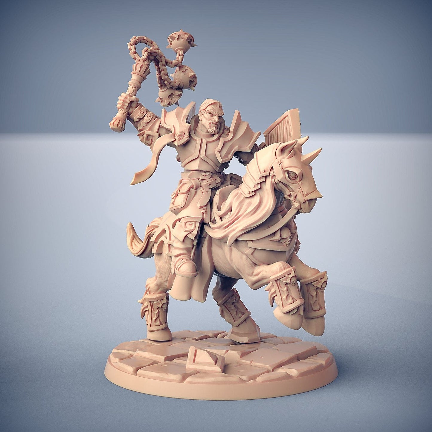 3D Printed Artisan Guild Requiem Heavy Cavalry The Requien Brotherhood 28mm 32mm