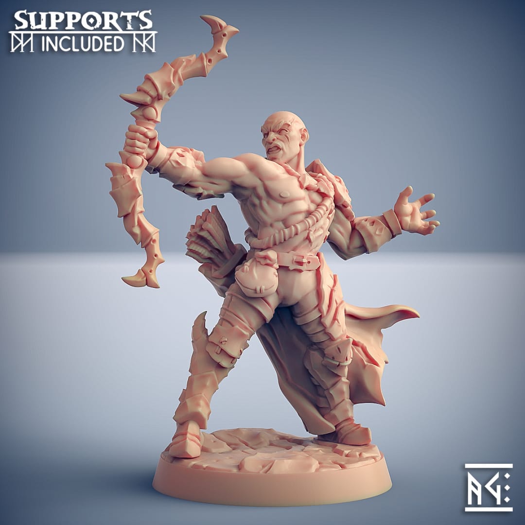 3D Printed Artisan Guild Scourgeland Survivor Set Scourgeland Survivors 28mm 32mm
