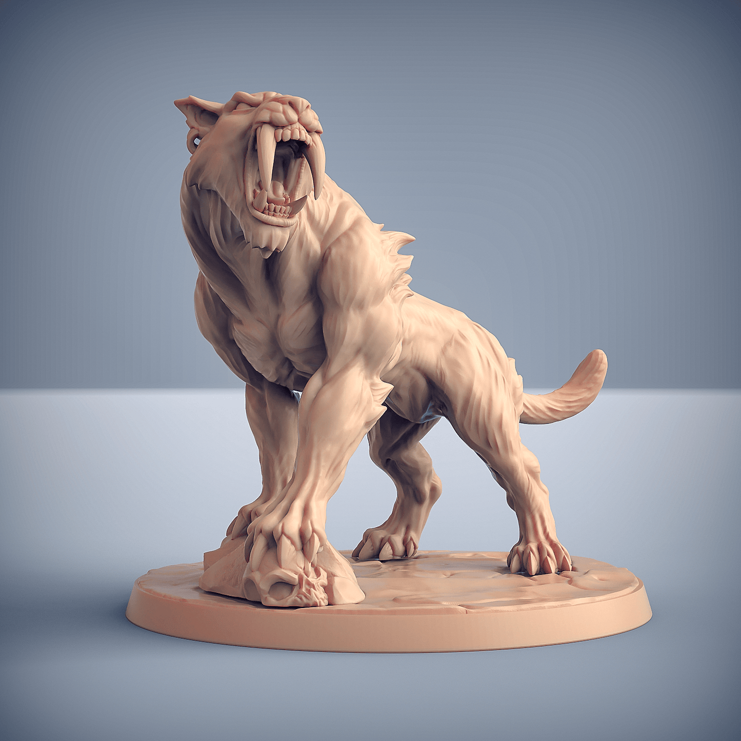3D Printed Artisan Guild Smilodon Riders Dragonpeak Barbarians 28mm 32mm